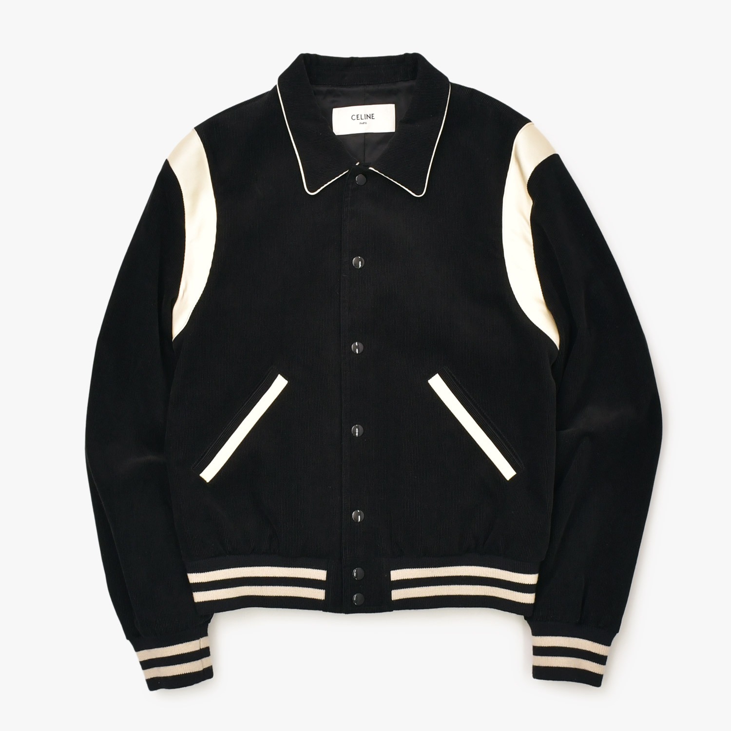 楽天市場】CELINE セリーヌ テーラード ジャケット 刺繍 ワッペン