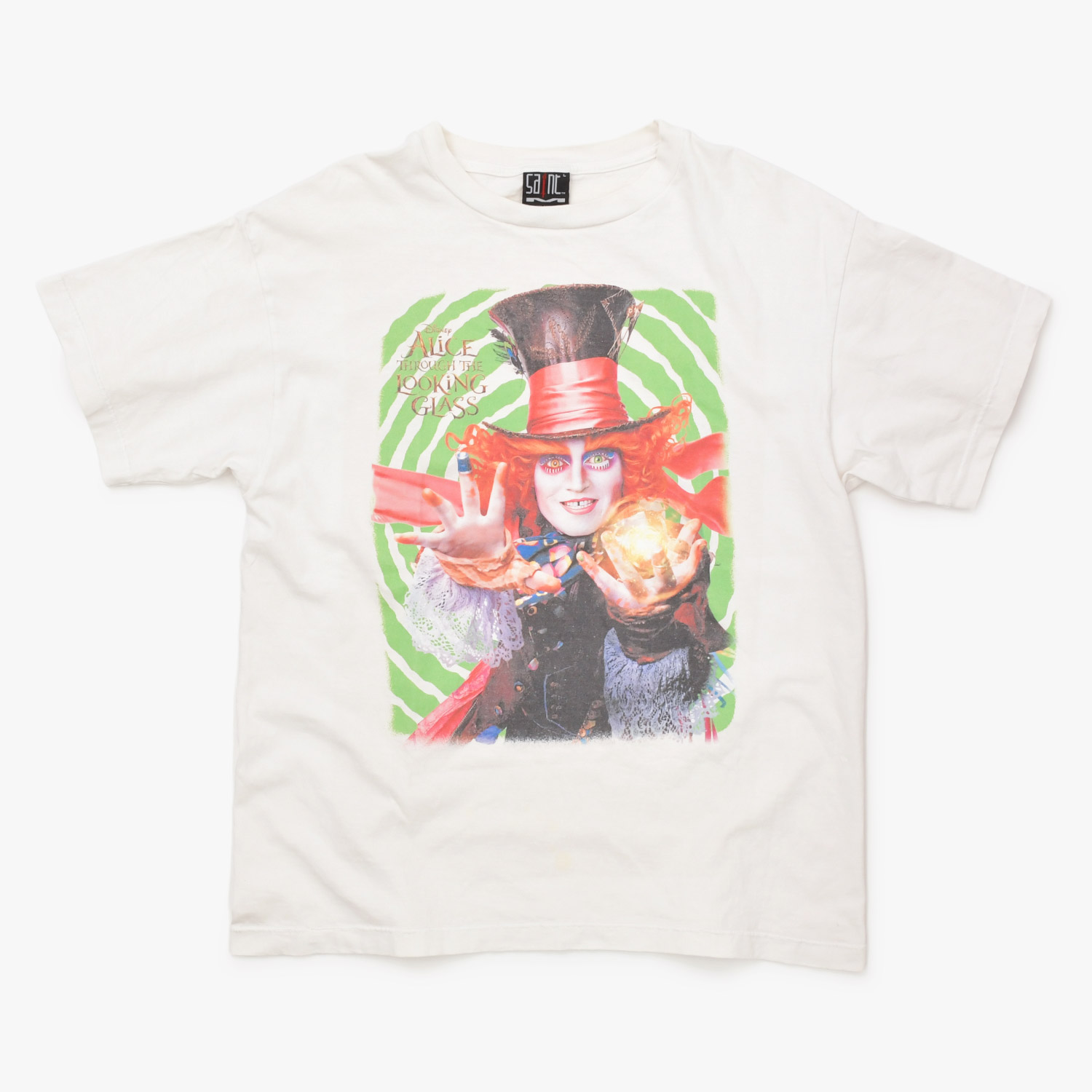 SAINT MICHAEL セントマイケル DSNY SS TEE 半袖Ｔシャツ SM-A23-0000-C25 サイズL ホワイト コットン 美品 中古 4b012021