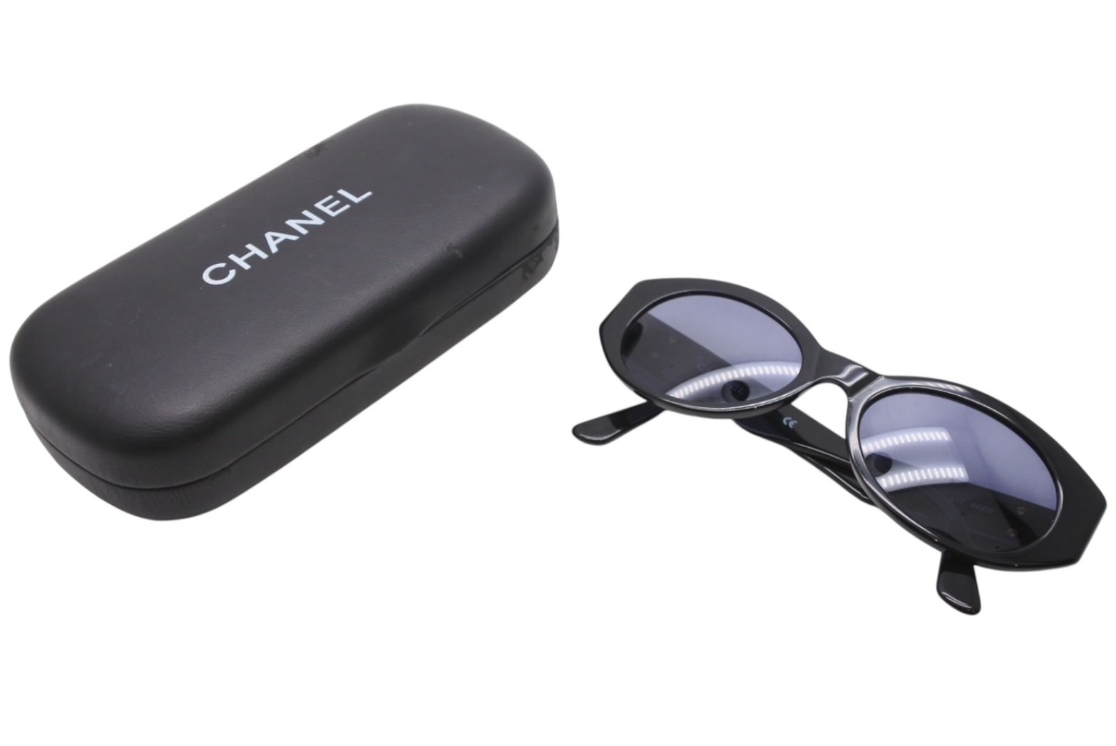 楽天市場】シャネル CHANEL サングラス ラウンドロゴ 丸型 白×黒