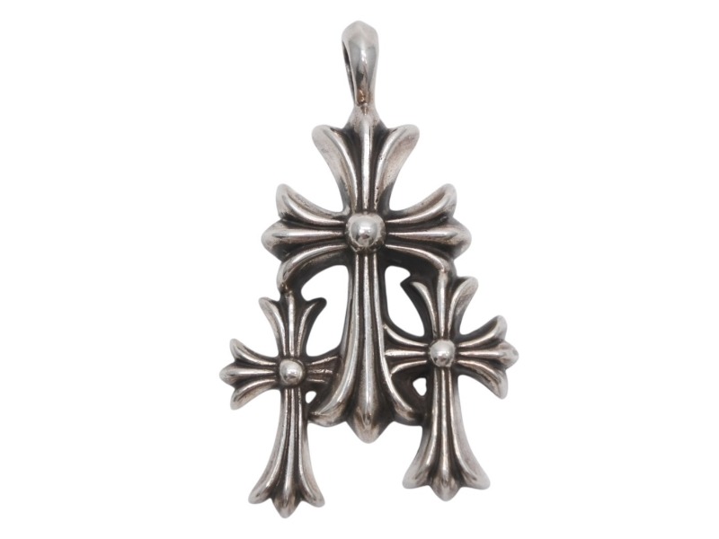 楽天市場】極美品 CHROME HEARTS クロムハーツ ラージ 3CH トリプル