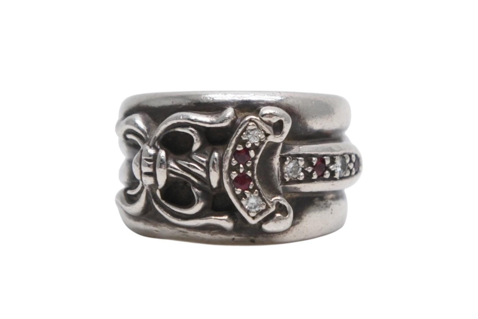 CHROME HEARTS クロムハーツ DAGGER P DMND P RUBY ダガーリング 重量約15.2g サイズ16号 スターリングシルバー 美品 中古 4b013092 247,500円