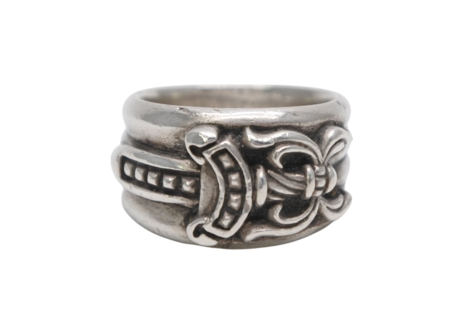 CHROME HEARTS クロムハーツ DAGGER RING ダガーリング 重量約14.6g サイズ16号 スターリングシルバー 美品 中古 4b013062