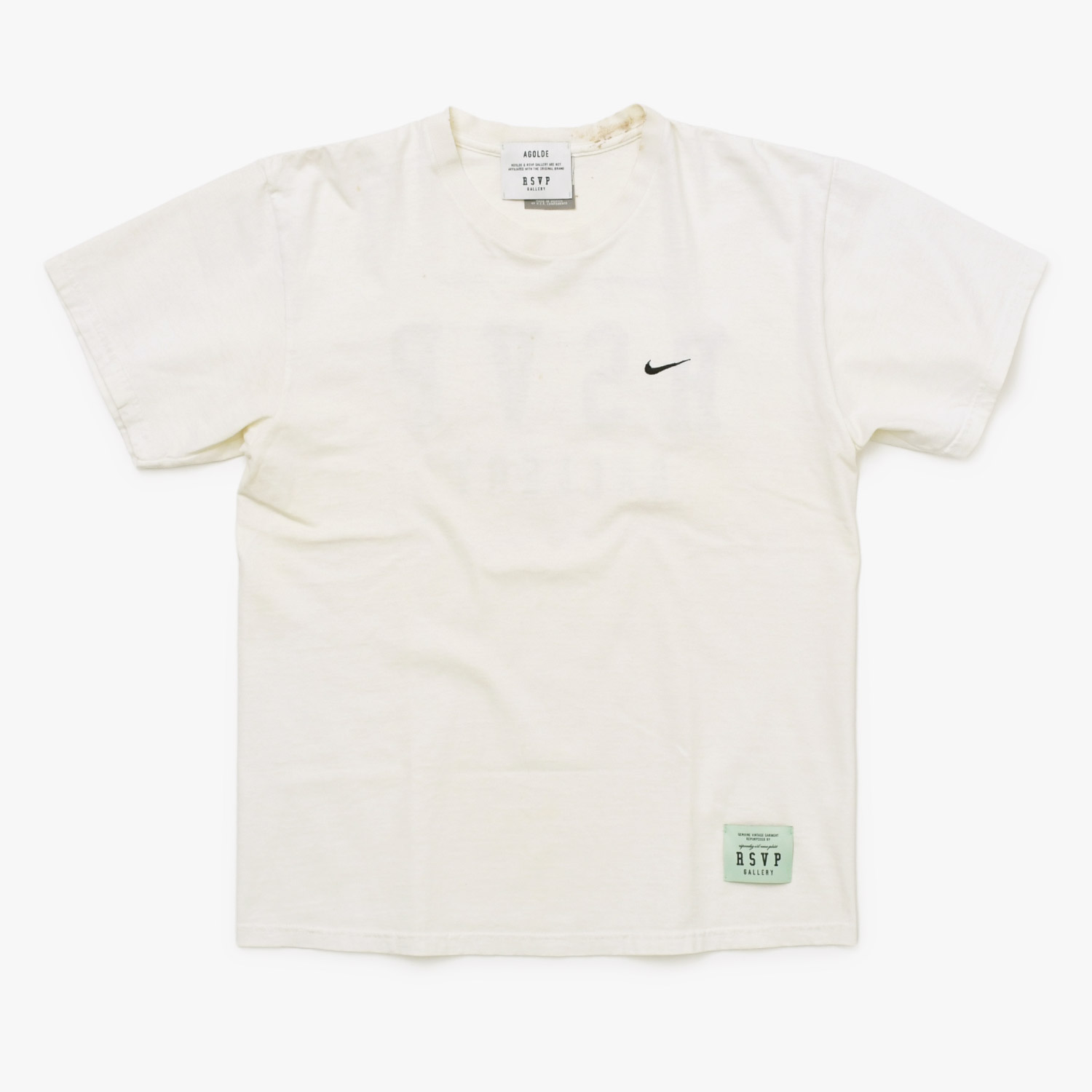 RSVP アールエスヴィーピー VINTAGE ヴィンテージ 00's NIKE ナイキ 半袖Tシャツ A1036 サイズS ホワイト 良品 中古 4b013395｜Warashibe_Casanova