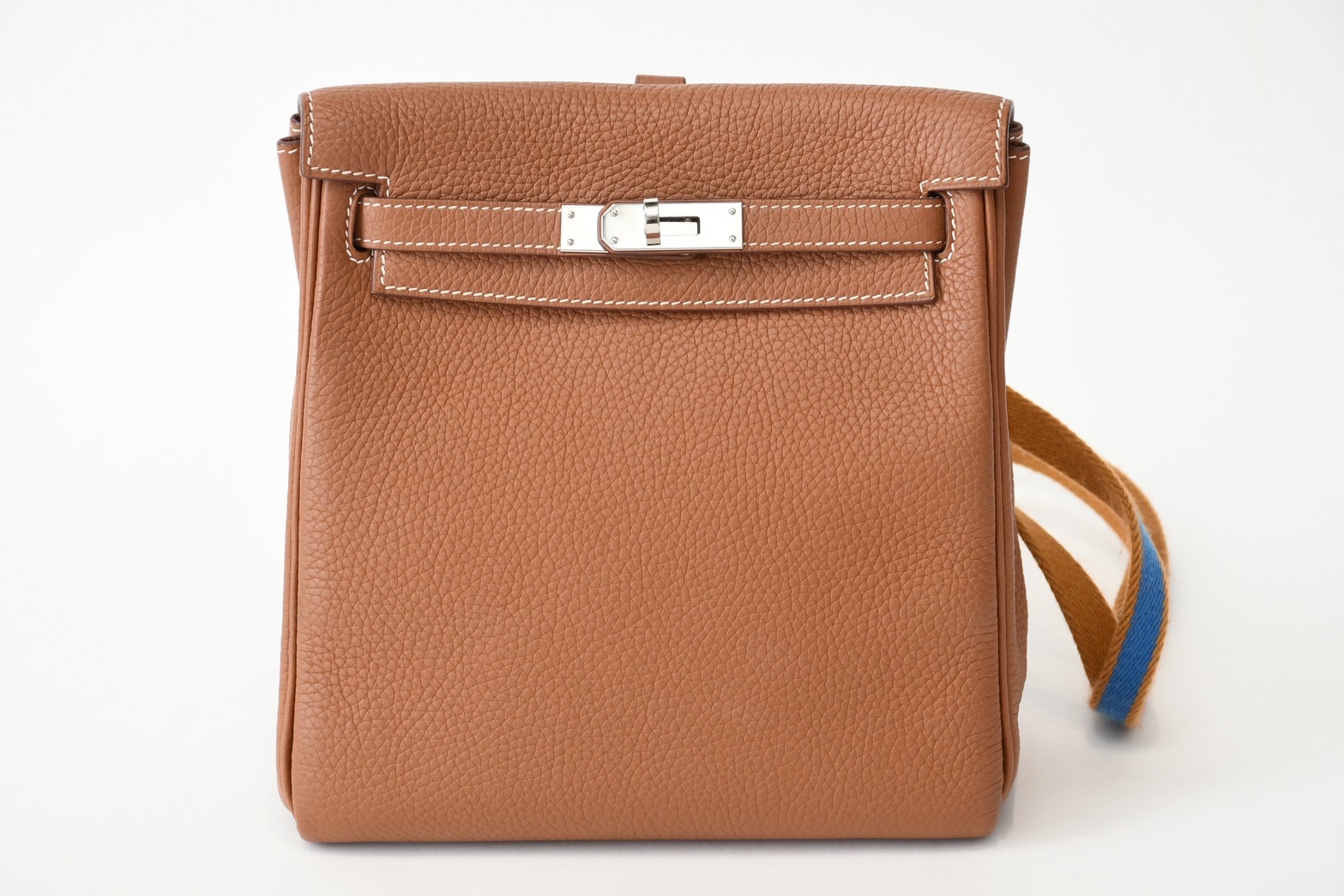 極美品 エルメス ケリーアドPM トゴ ゴールド シルバー金具 D刻印 リュックサック バッグ 4b013283