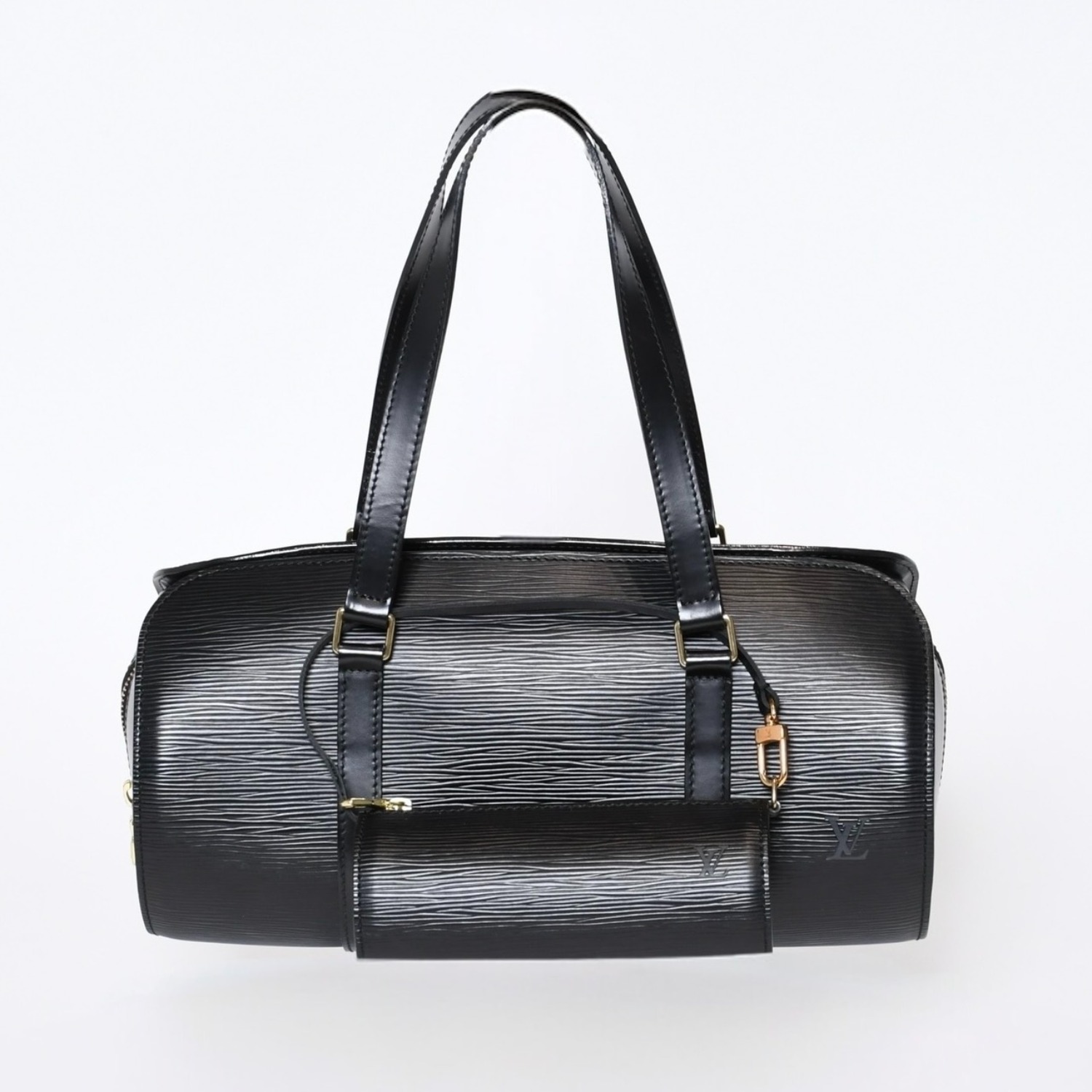 新品未使用 LOUIS VUITTON ルイヴィトン エピ スフロ ハンドバッグ レザー ノワール M52222 エピレザー ゴールド金具 中古 4b013552