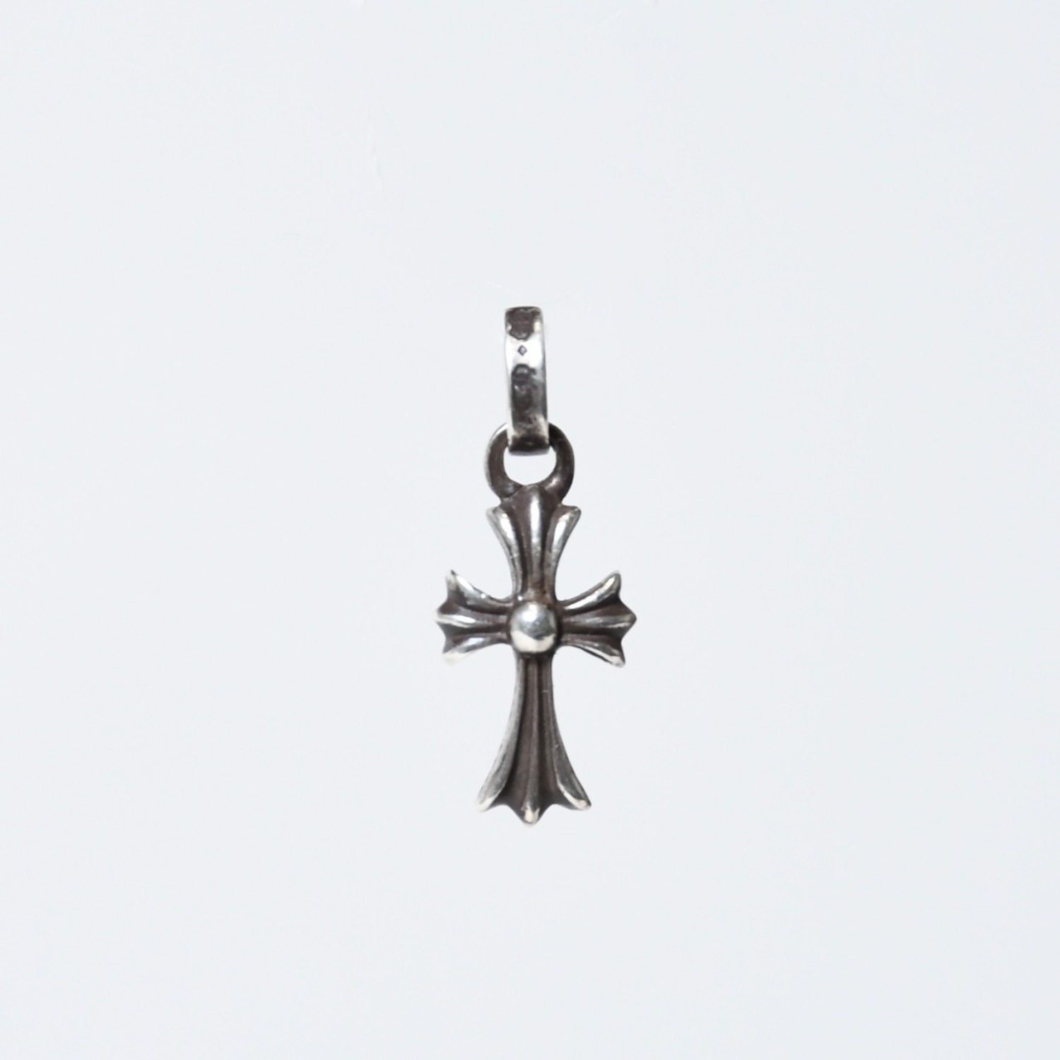 CHROME HEARTS クロムハーツ CRS BBYFAT ベイビーファットクロス ペンダントトップ チャーム 重量約2.08g シルバー925 美品 中古 4b013670
