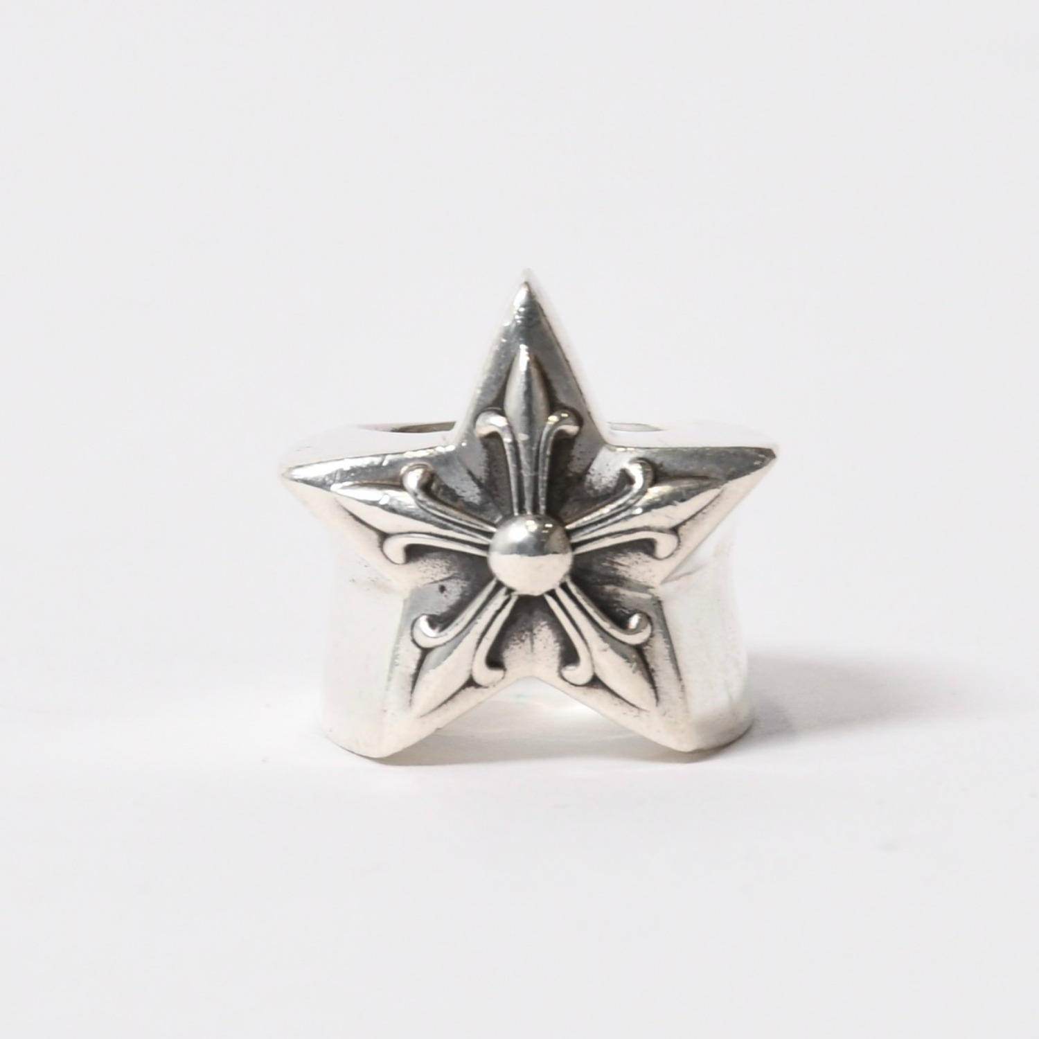 CHROME HEARTS クロムハーツ STR LRG ラージスターリング 指輪 重量約50.84g サイズ16.5号 2011/.925刻印 シルバー925 美品 中古 4b013875