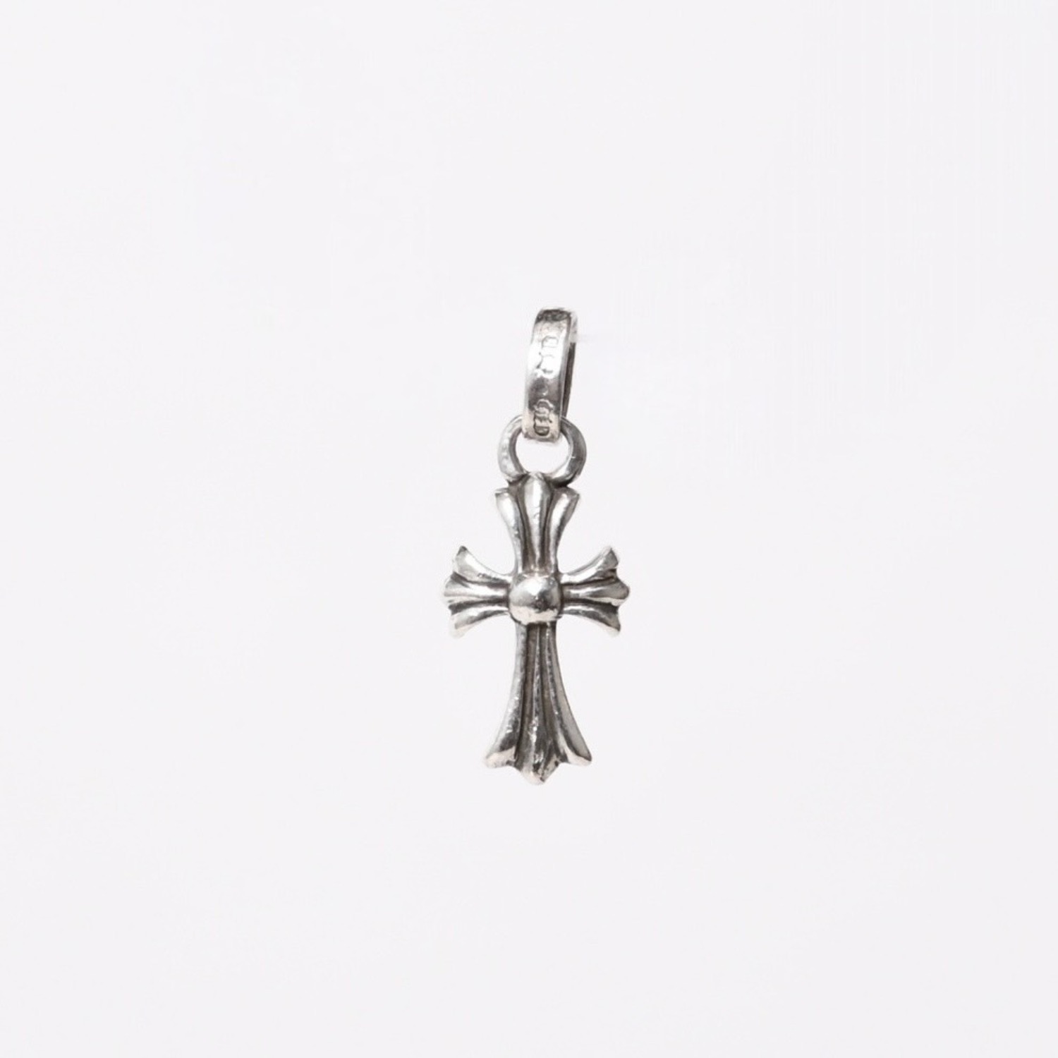 CHROME HEARTS クロムハーツ CRS BBYFAT ベイビーファットクロス ペンダントトップ チャーム 重量約2.58g シルバー925 美品 中古 4b013999