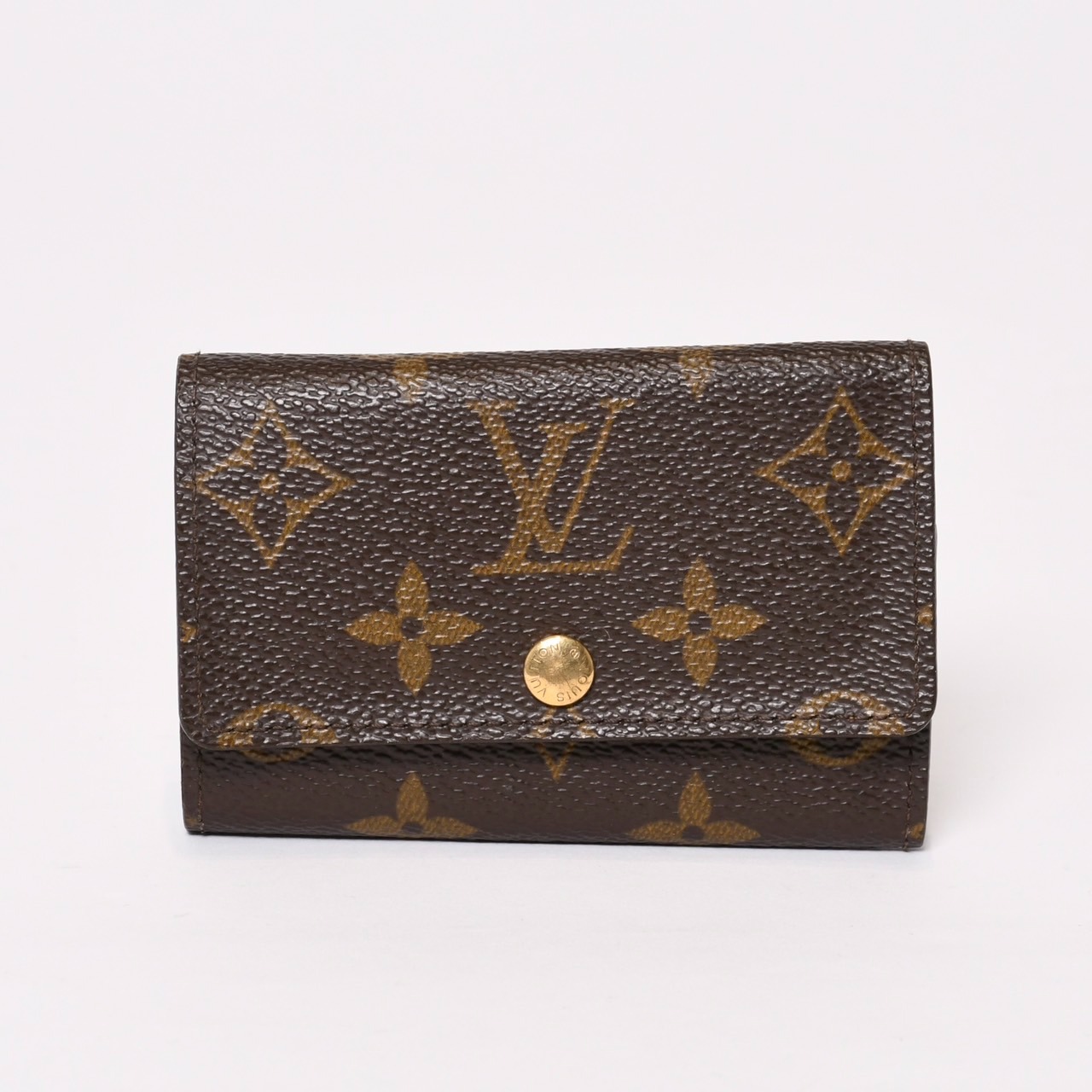 LOUIS VUITTON ルイヴィトン ミュルティクレ6 キーケース M62630 モノグラム PVC レザー ブラウン 6連 美品 中古 4b013961 24,420円