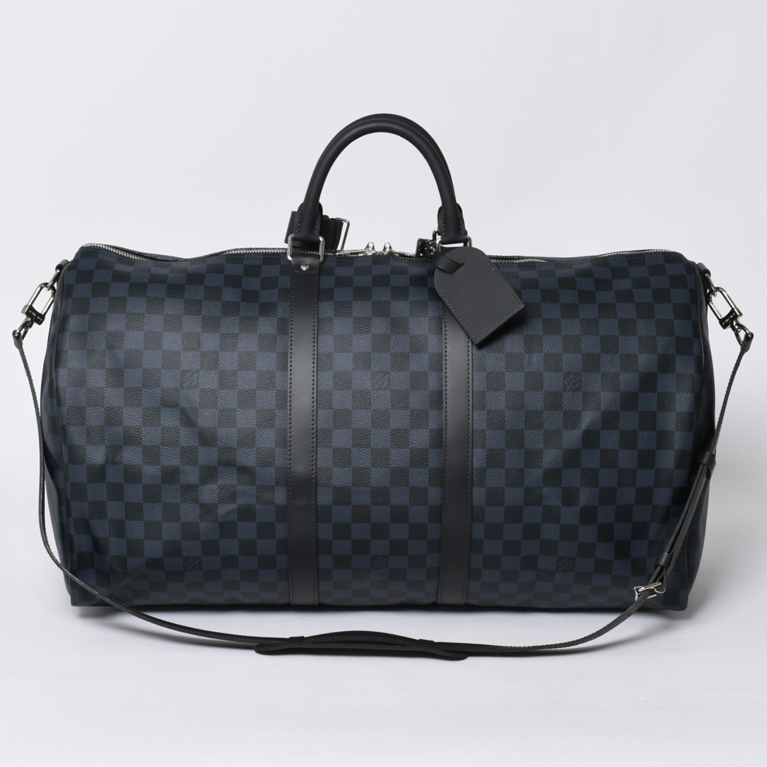 極美品 LOUIS VUITTON ルイヴィトン キーポル バンドリエール55 ボストンバッグ N41356 ダミエグラフィット コバルト ブラック 中古 4a000377 165,000円