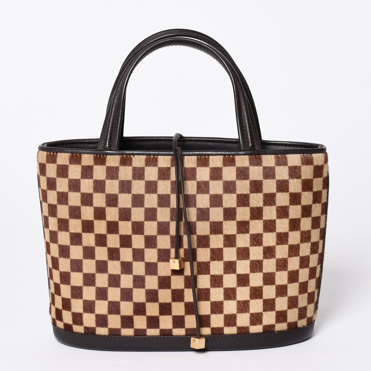 LOUIS VUITTON ルイヴィトン Tote Bag トートバッグ ブラウン ブラック M92133 美品 中古 4a001593|Warashibe_Casanova