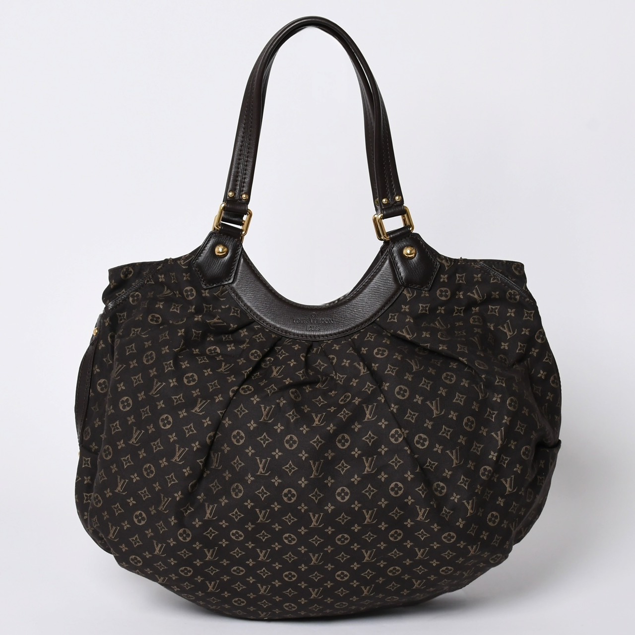 LOUIS VUITTON ルイヴィトン ファンタジー モノグラム・イディール フザン M40408 ゴールド金具 ダークブラウン 美品 中古 4a001591｜Warashibe_Casanova