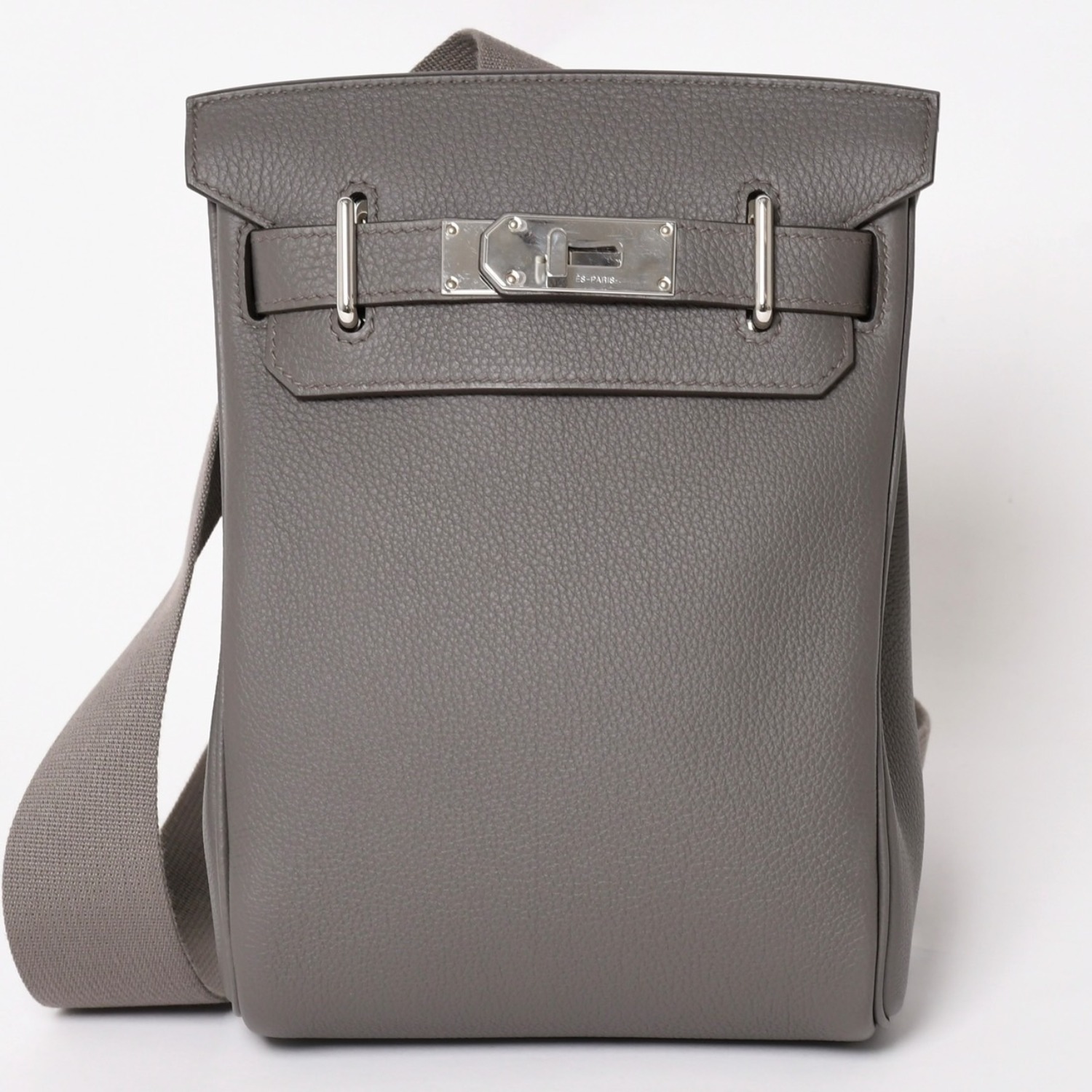 新品同様 エルメス HERMES ケリーアッカドPM K刻印 ワンショルダーバッグ グリメイヤー トゴ シルバー金具 中古 4a004063｜Warashibe_Casanova