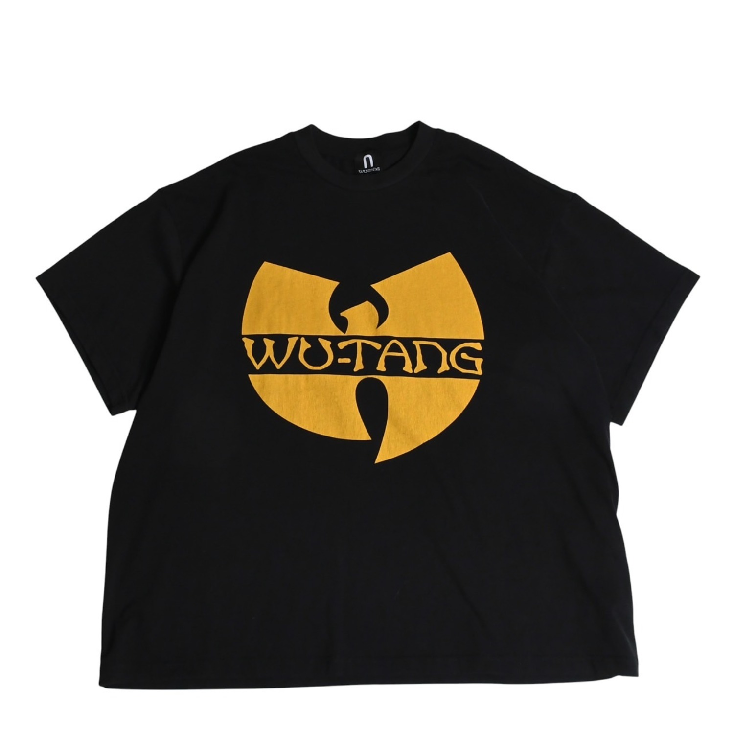 極美品 Wu-Tang Clan ウータンクラン オフィシャルTシャツ Wロゴ C.R.E.A.M. ヴィンテージ加工 ブラック イエロー XXLサイズ 中古 4a004123|Warashibe_Casanova