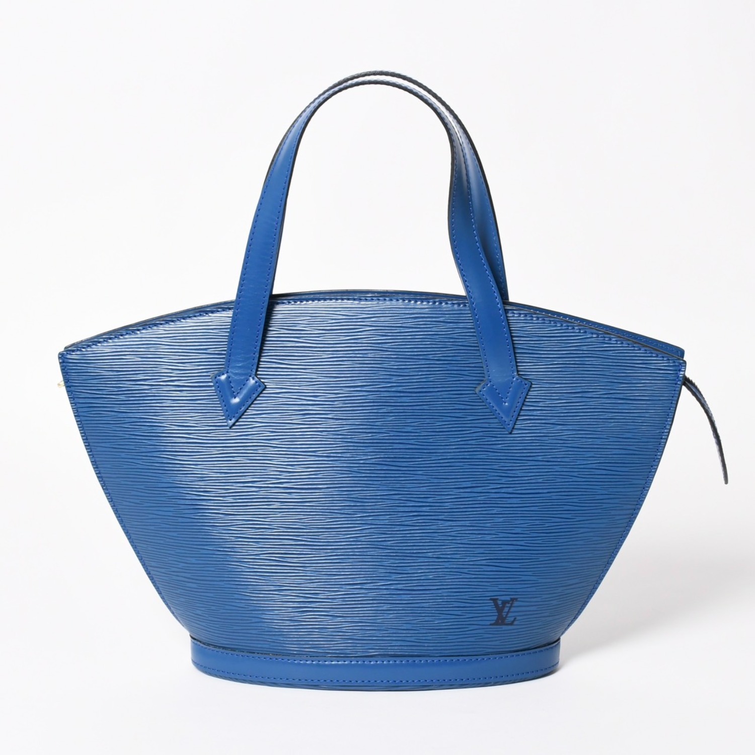 LOUIS VUITTON ルイヴィトン ハンドバッグ トートバッグ サンジャック M52275 エピレザー ブルー ゴールド金具 VI 0963 美品 中古 4a003946｜Warashibe_Casanova