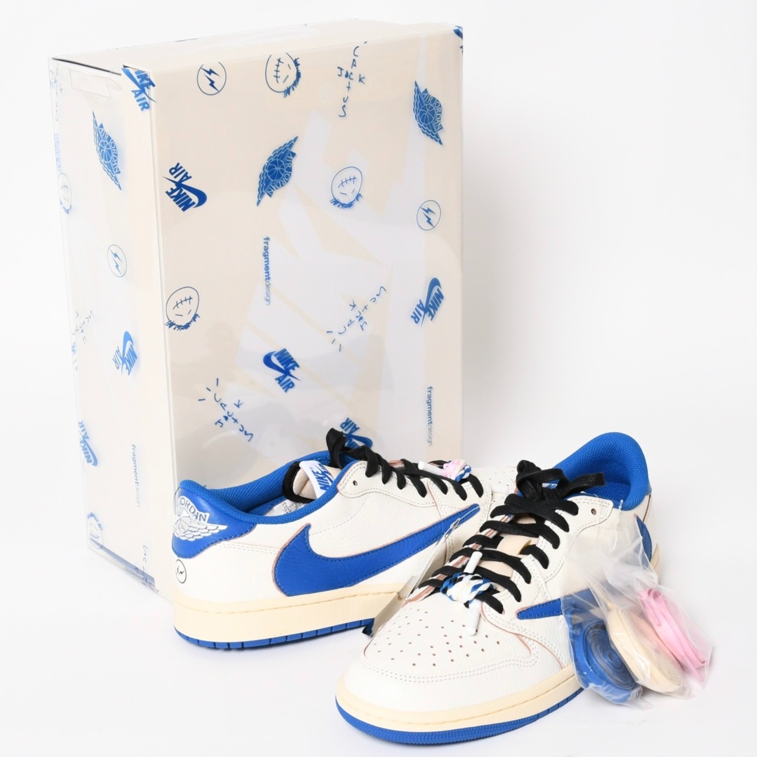 新品未使用 NIKE ナイキ &times; TRAVIS SCOTT &times; Fragment Design AIR JORDAN 1 LOW OG SP エアジョーダン1 ロウ DM7866 サイズ10 中古 4a004454｜Warashibe_Casanova 115,500円