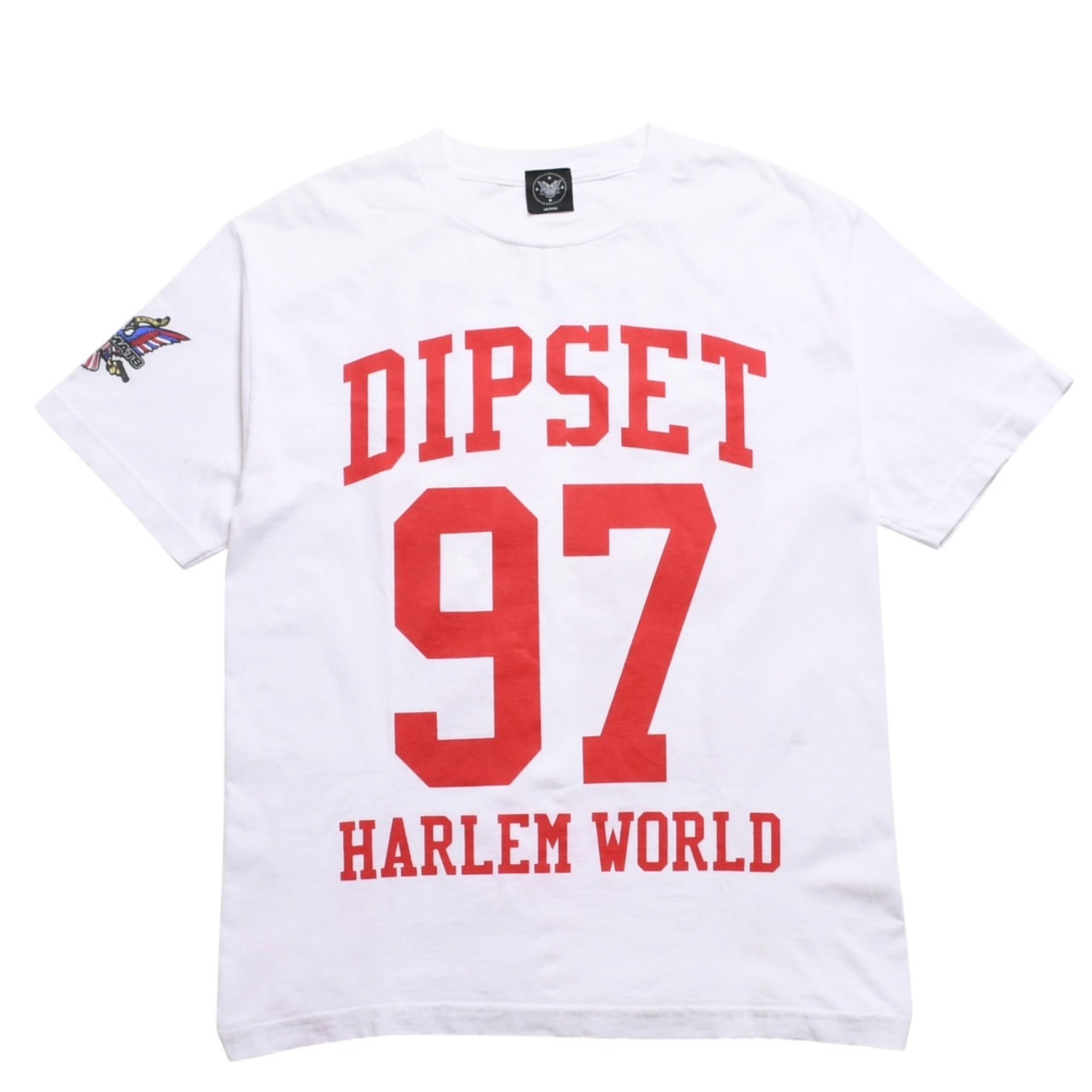 The Diplomats ザ ディプロマッツ DIPSET ディプセット 半袖Tシャツ サイズM ホワイト レッド 美品 中古 4a004793|Warashibe_Casanova