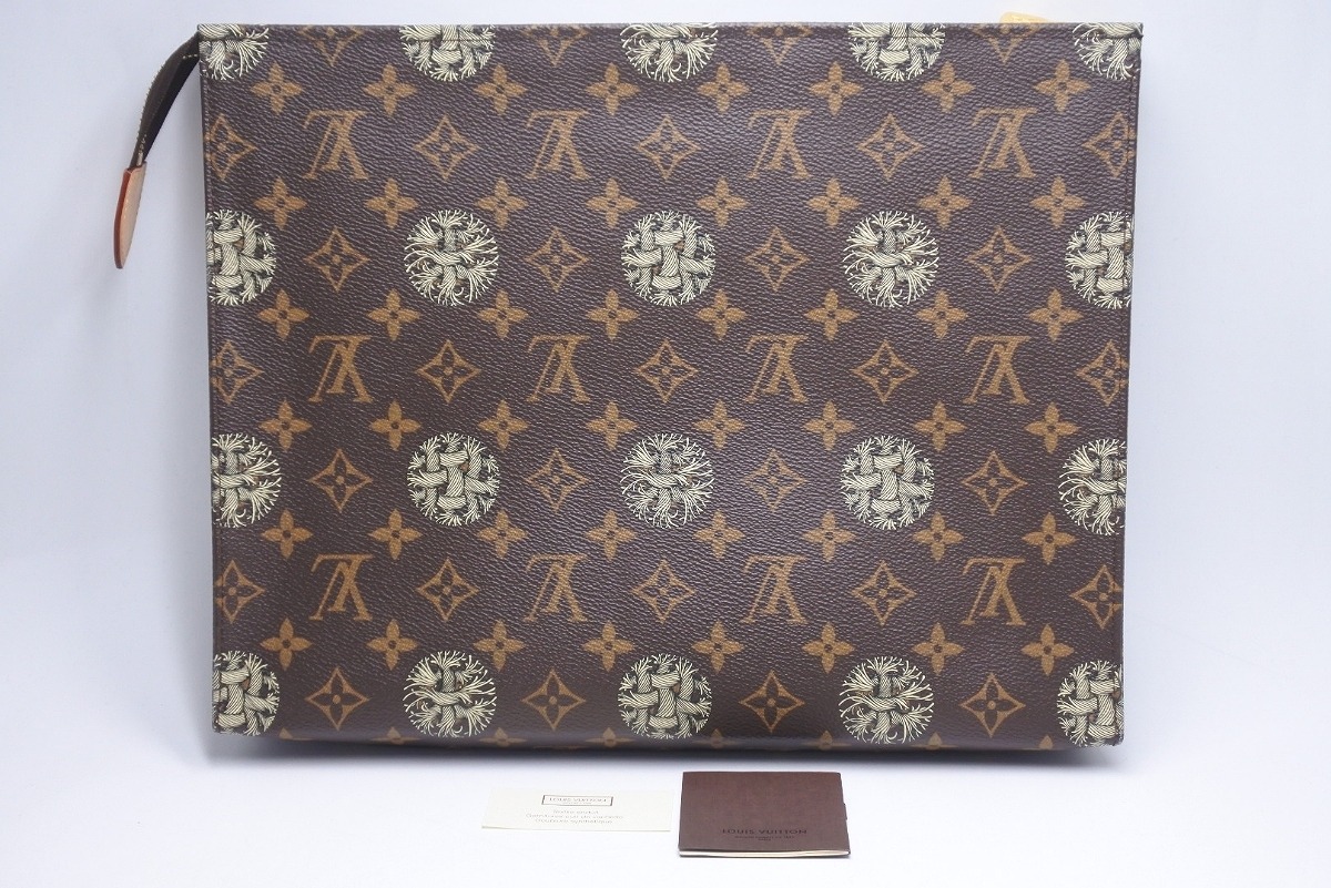 伊勢丹新宿ポップアップストア 限定 正規品 VUITTON 限定クラッチバッグ-