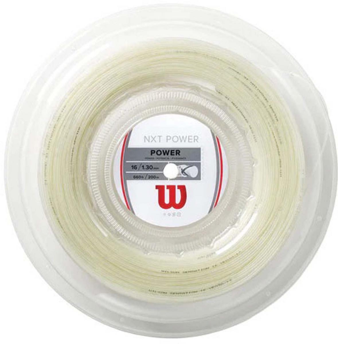 ウィルソン Wilson NXTPOWER16200MREEL WRZ912600 テニスコウシキガツト