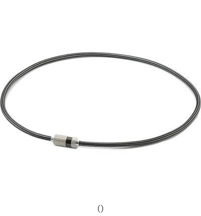 ファイテン RジキネックローレットSV/BK50CM TG898053 ボディケアグッズソノタ