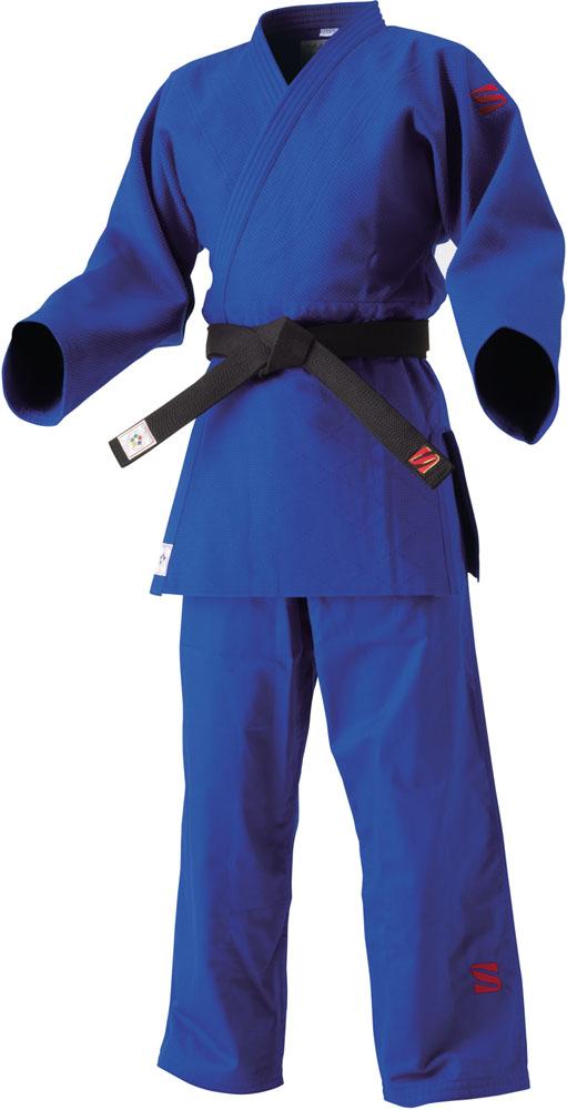 九桜 ＫＵＳＡＫＵＲＡ IJFブルージュウドウギSS5L JNEX5L TOP種目別スポーツ武道 格闘技柔道用品柔道着 柔道衣 メンズ 柔道着 柔道衣 上下セット