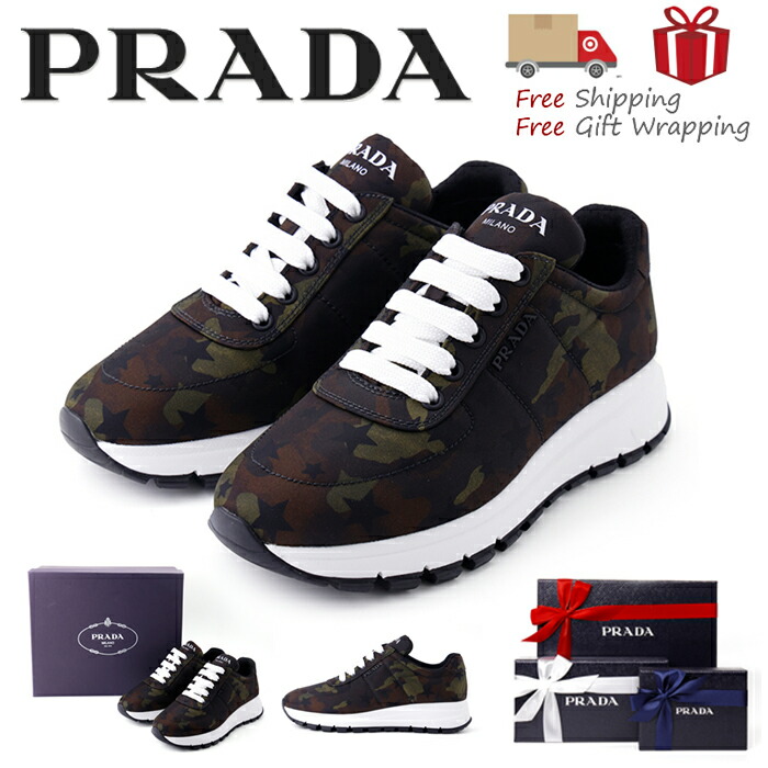 関税送料無料 PRADA トライアングルロゴ レースアップスニーカー 楽天市場】プラダ PRADA レザースニーカー 三角ロゴ レース