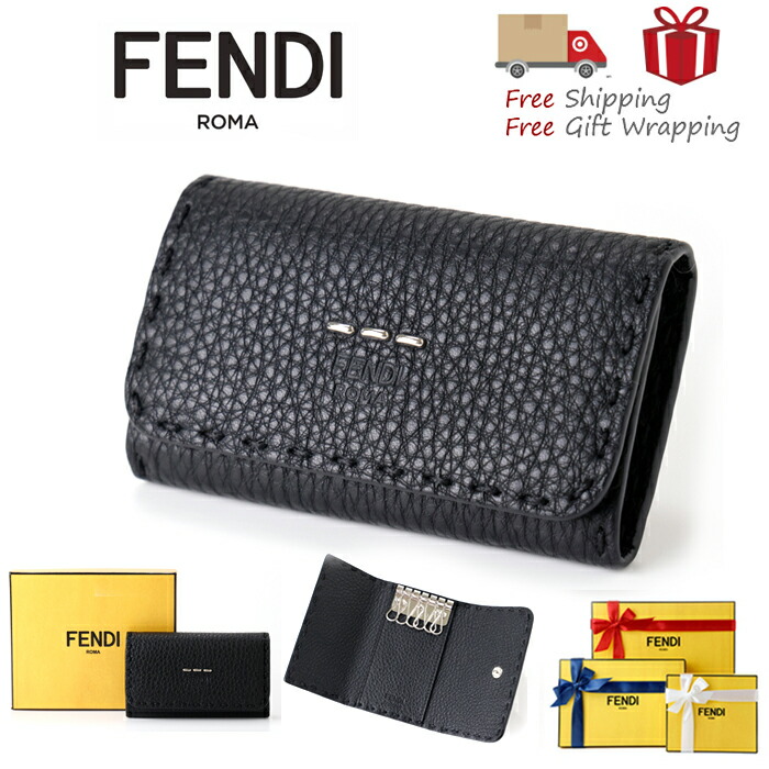 FENDI キーケース 楽天市場】フェンディ FENDI キーケース ブラック メンズ 7ap011