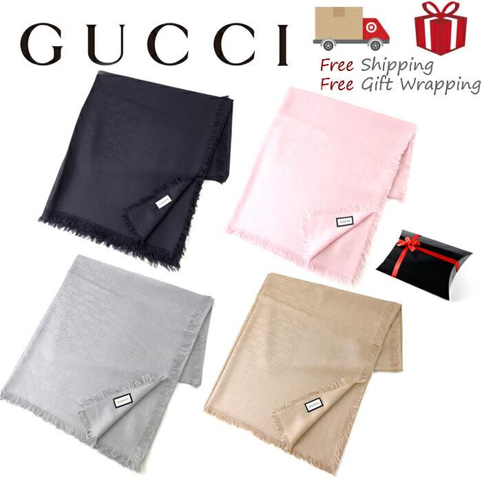 楽天市場】グッチ マフラー GUCCI グッチ ストール 大判マフラー