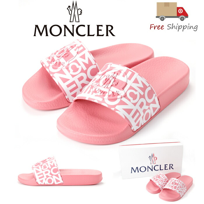 サンダル・ミュール MONCLER Pink fabric Mon Pocket slippers (4M00040M5080 51J) Moncler Pink Fabric Mon Pocket Slippers | italist