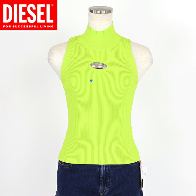 【極美品】DIESEL ディーゼル ノースリーブ タンクトップ オーバルD DIESEL（ディーゼル） タンクトップ M-Onervax-Top A13020 0DLAX