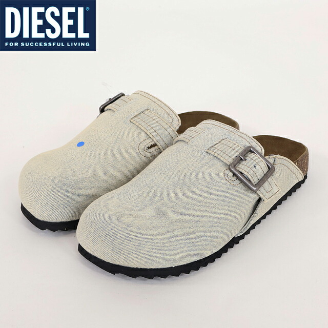 ディーゼル（DIESEL）メンズ 訳あり スリッポン ブルー系 　S-WOODSTOCKML デニムスリッポン （サイズ/42）*am2008