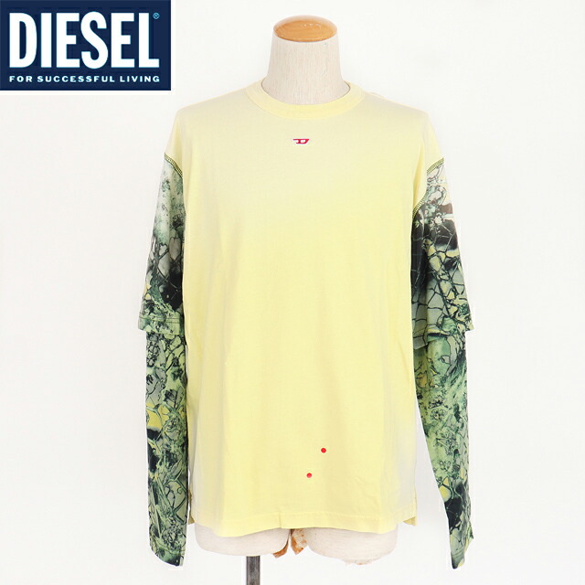 楽天市場】ディーゼル（DIESEL）メンズ 訳あり Tシャツ 長袖 ホワイト