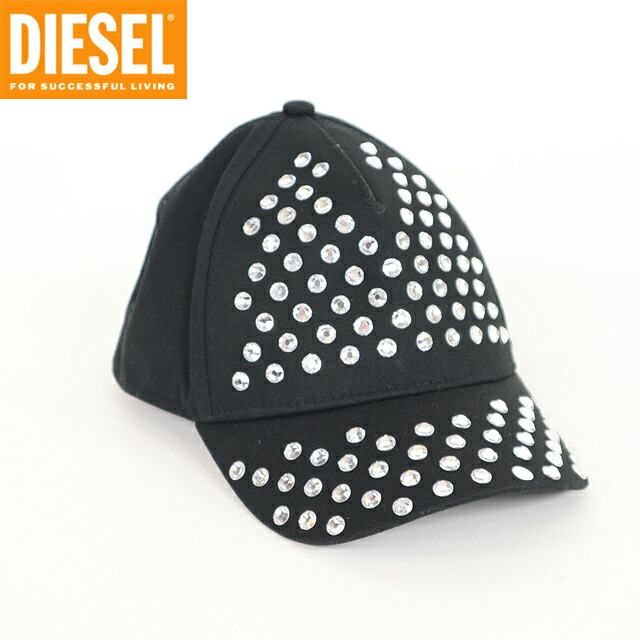 ディーゼル ハット 帽子 美品 SALE！！ DIESEL ディーゼル オーバルDロゴ マルチニードルステッチ
