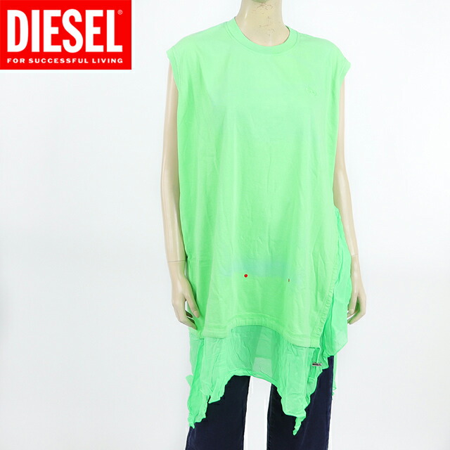 ディーゼルDIESEL橙 紫 緑 チュニックレディースワンピース size XS 楽天市場】ディーゼル Tシャツ レディース カットソー