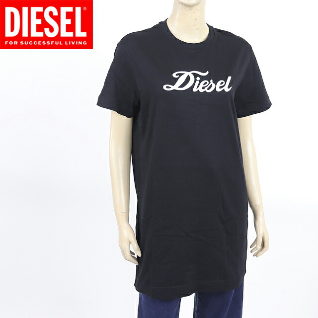 DIESEL ディーゼル レディース Tシャツ フォトプリント ロゴ