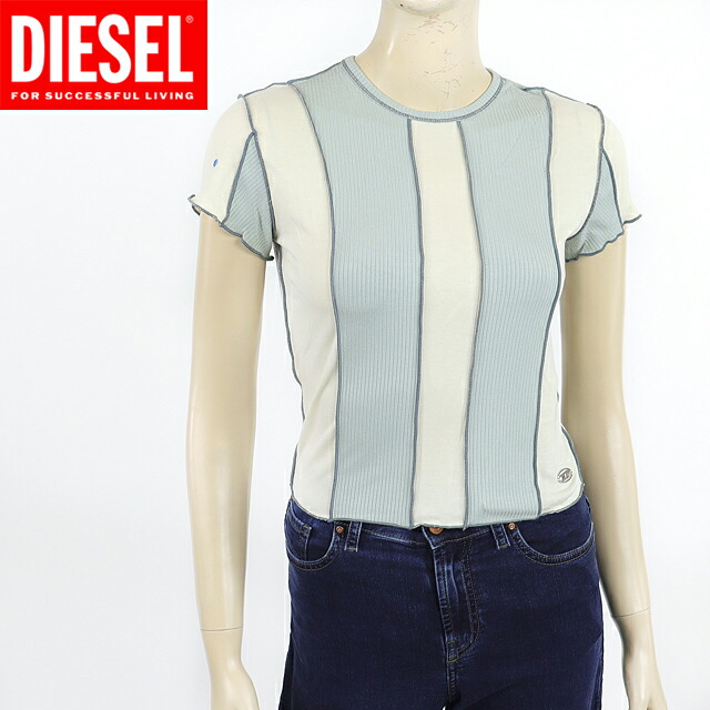 ディーゼル（DIESEL）レディース 訳あり カットソー ブラウン系 　ジップアップ　裾にロゴプレート （サイズ/44）*el0083 楽天市場】ディーゼル（DIESEL）レディース 訳あり カットソー