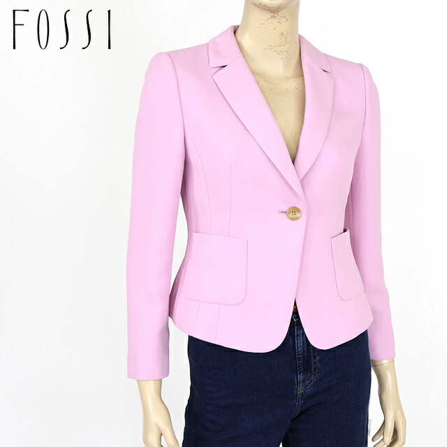 楽天市場】フォッシィ（FOSSI）レディース ノーカラージャケット