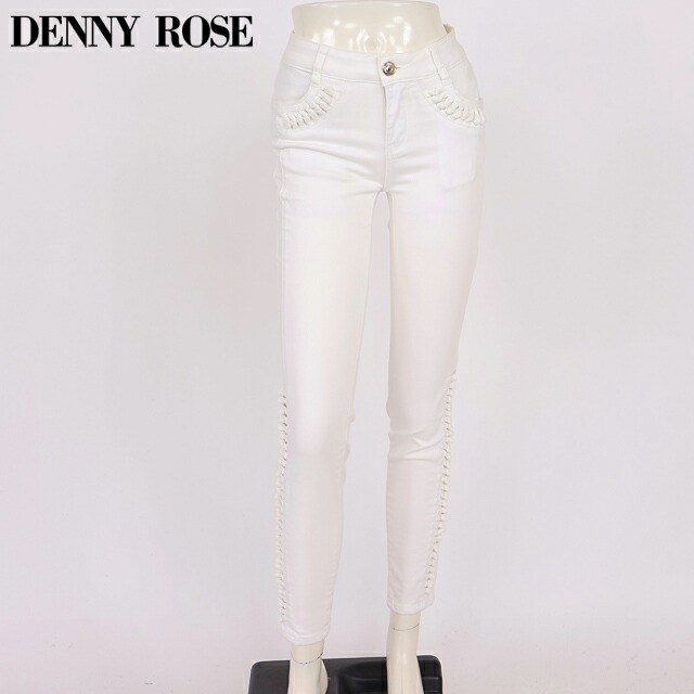 デニーローズ（DENNY ROSE）レディース スキニージーンズ 白いこと系 衣嚢＆サイドポイントスキニーパンツ （大きさ/26）*sa1055