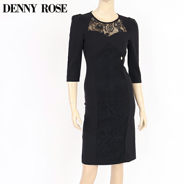 デニーローズ（DENNY ROSE）レディース 衣裳 並み並み 黒いこと系 スピード競技うつり変わりワンピ （大きさ/40/42/44）*uw0024