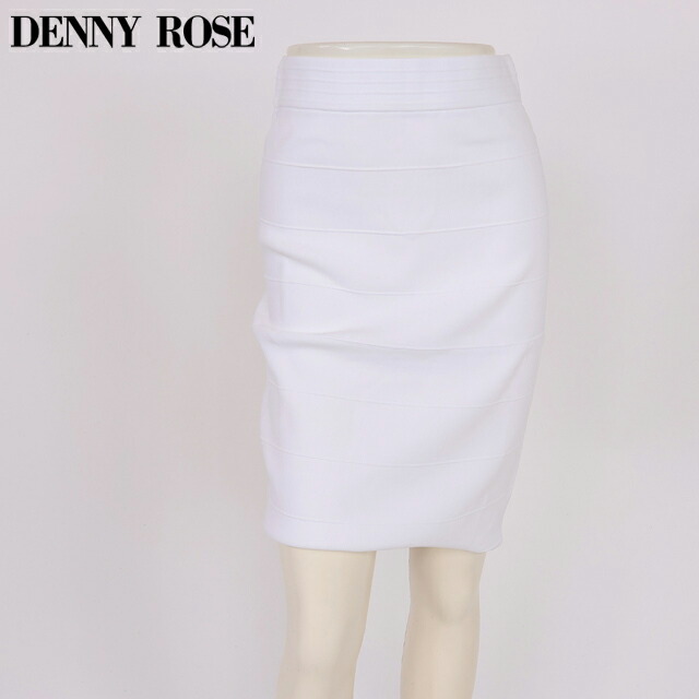 デニーローズ（DENNY ROSE）レディース ひざ丈スカート ホワイト系 　バンデージタイトスカート （サイズ/XS/S）*wd1086