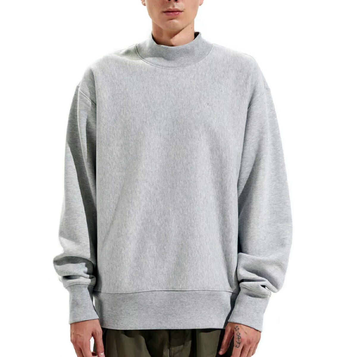 champion mock neck sweater