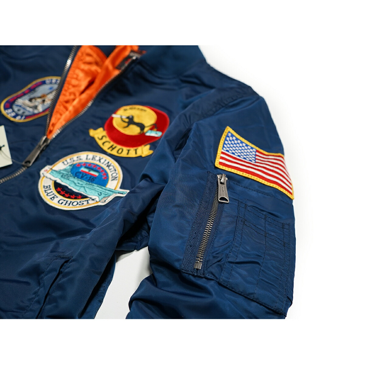 残りわずか ショット ジャケット Schott Lexington Ma 1 Bomber Jacket ジャケット Schott Nyc ショット ジャケット Ma 1 フライトジャケット アパッチ アウター ミリタリー ナイロン ボンバージャケット ボンバー ナイロンジャケット フライト ブラック ネイビー 刺繍