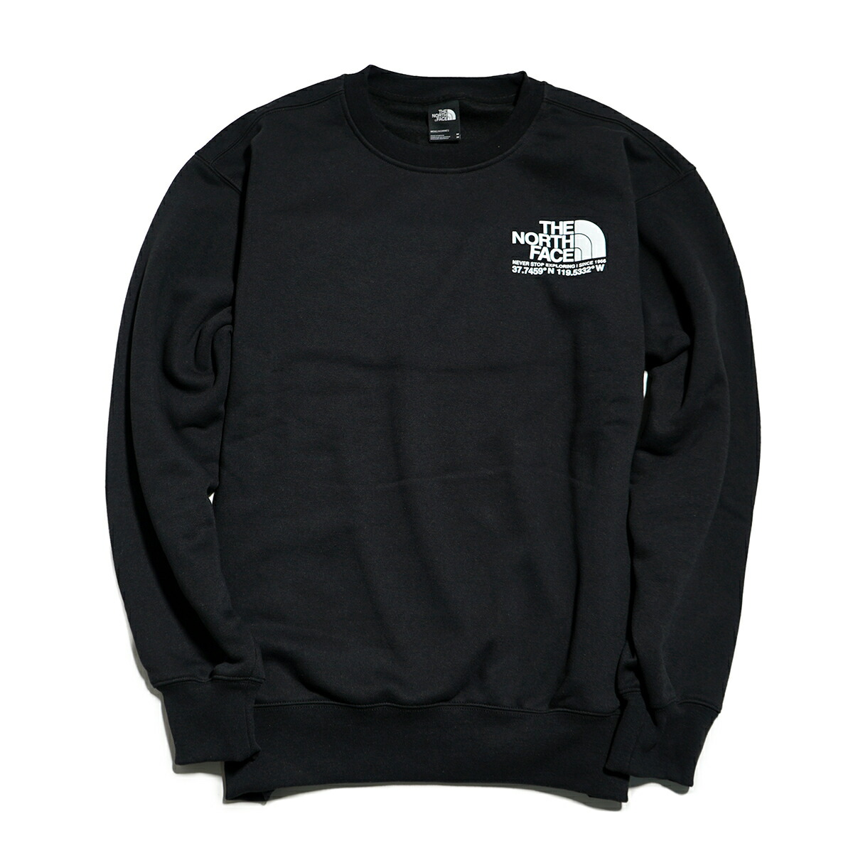 ザ ノースフェイス スウェット The North Face Coordinates Crew コーディネート クルー スウェット メンズ フリース スウェット クルーネック プルオーバー メンズ トレーナー 丸首 バックプリント ロゴ スウェット ボックスロゴ ブラック メンズ Mens Usa Usa企画 海外