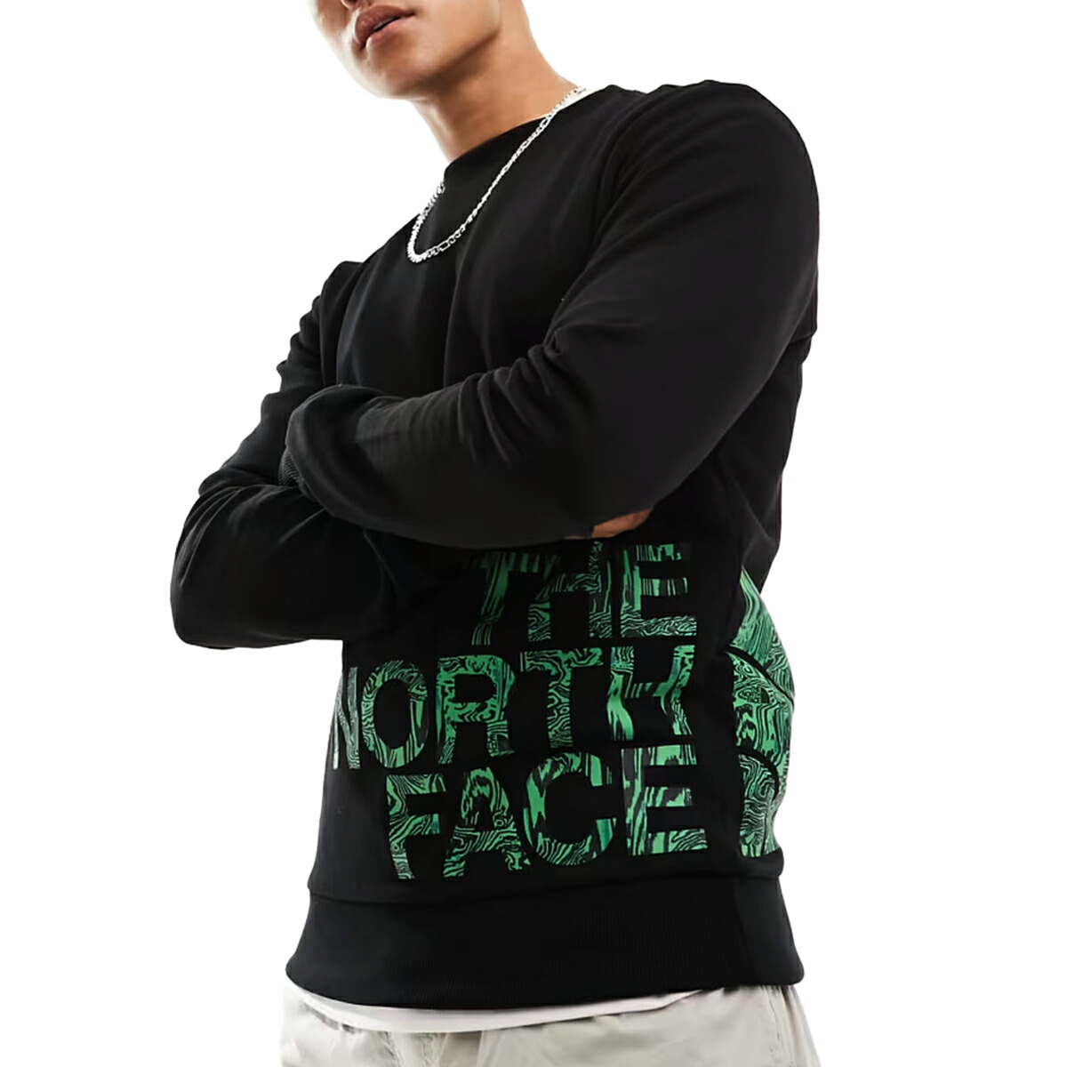 北の方人間の顔 流汗 The North Face BLOWN UP LOGO CREW 北の方人間の顔 流汗 ハーフドーム 調教師  ロング捩り 刷り上げる トレイル ティーシャツ 労働者の一団素っ首 メンズ ロンT 丸首 ロゴタイプ アウトドア メンズ プルオーバー UK計画すること EU伝達ルート EU模範例 外国で押さえる