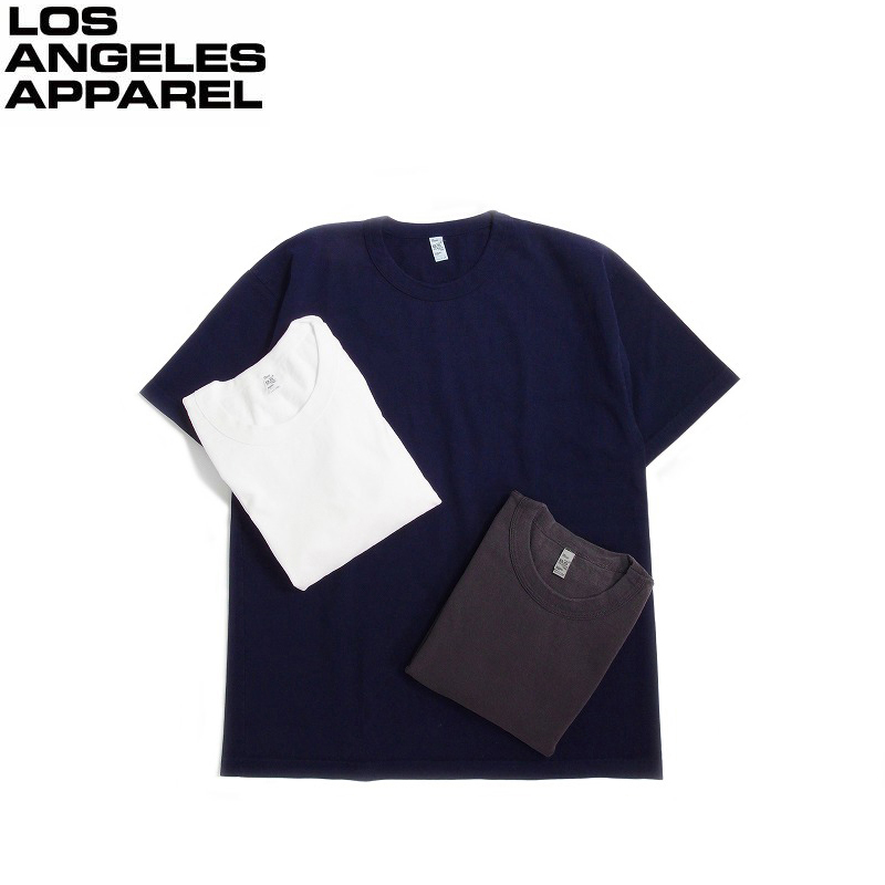 Los Angeles Apparel 1801MW Unisex Short Sleeve Mineral Wash Tee in