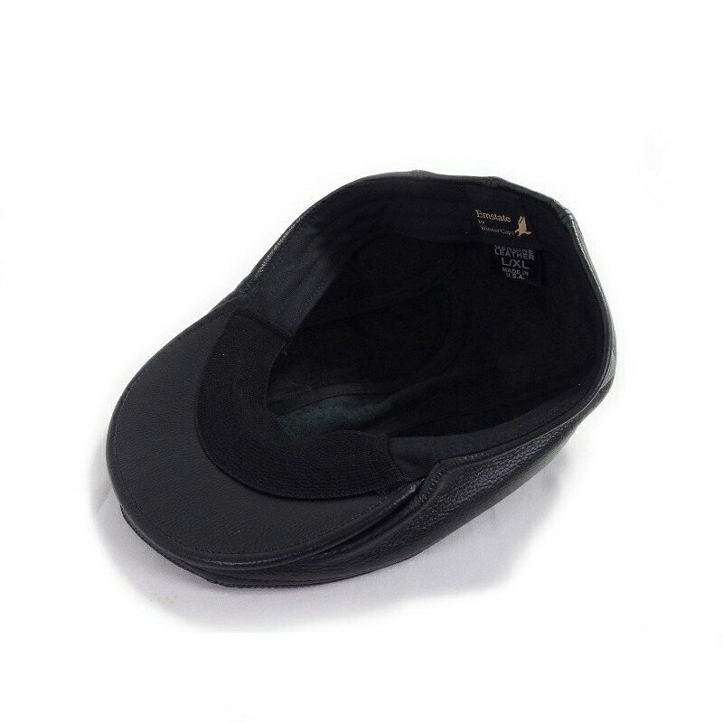 Winner Caps ウィナーキャップスなめし アイビー シャポー ハンチング 黒人 米国製leather Ivy Hat Black Ph Services