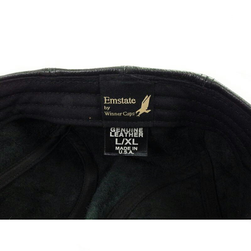 Winner Caps ウィナーキャップスなめし アイビー シャポー ハンチング 黒人 米国製leather Ivy Hat Black Ph Services