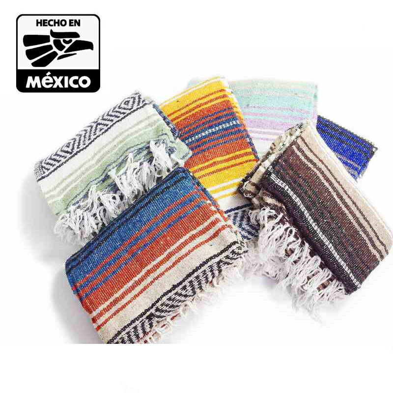 【楽天市場】MEXICAN BLANKET メキシカン ブランケットラ モンタナ メキシカンラグ ネイティブ柄 ヨガマット キャンプLA
