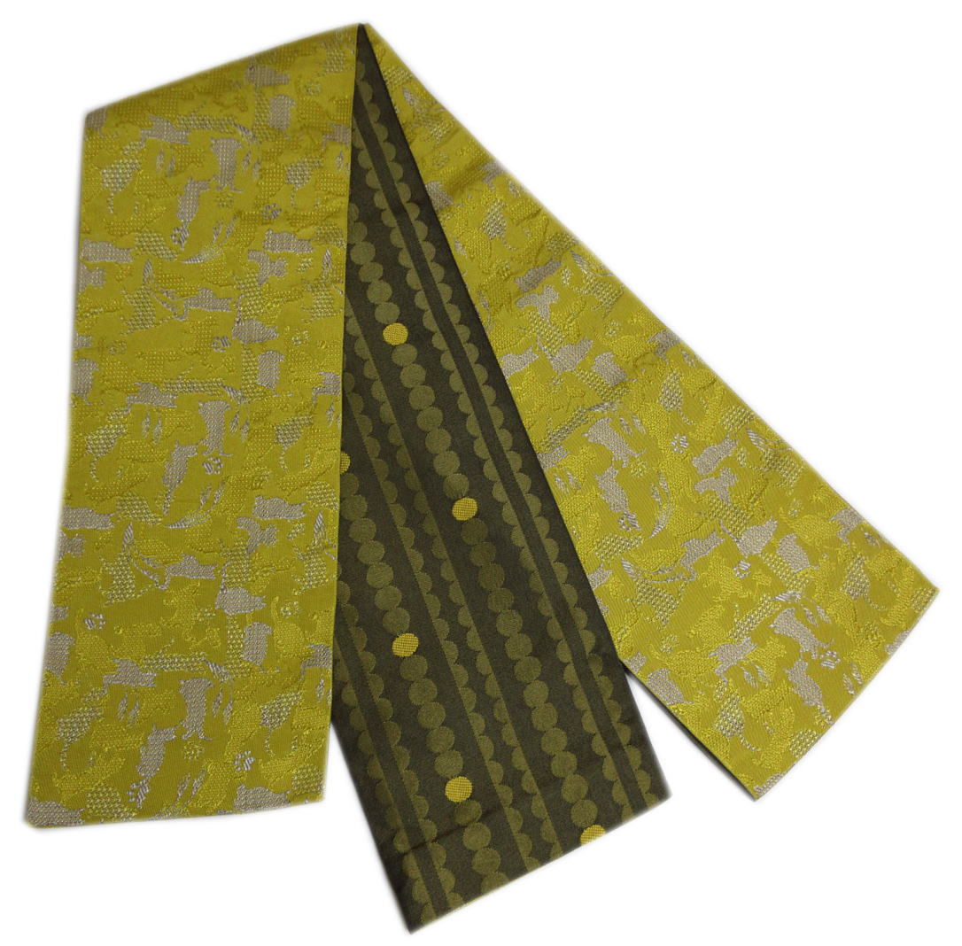 楽天市場】半幅帯 正絹 ハロウィン リバーシブル 帯 西陣織 佐々木染織