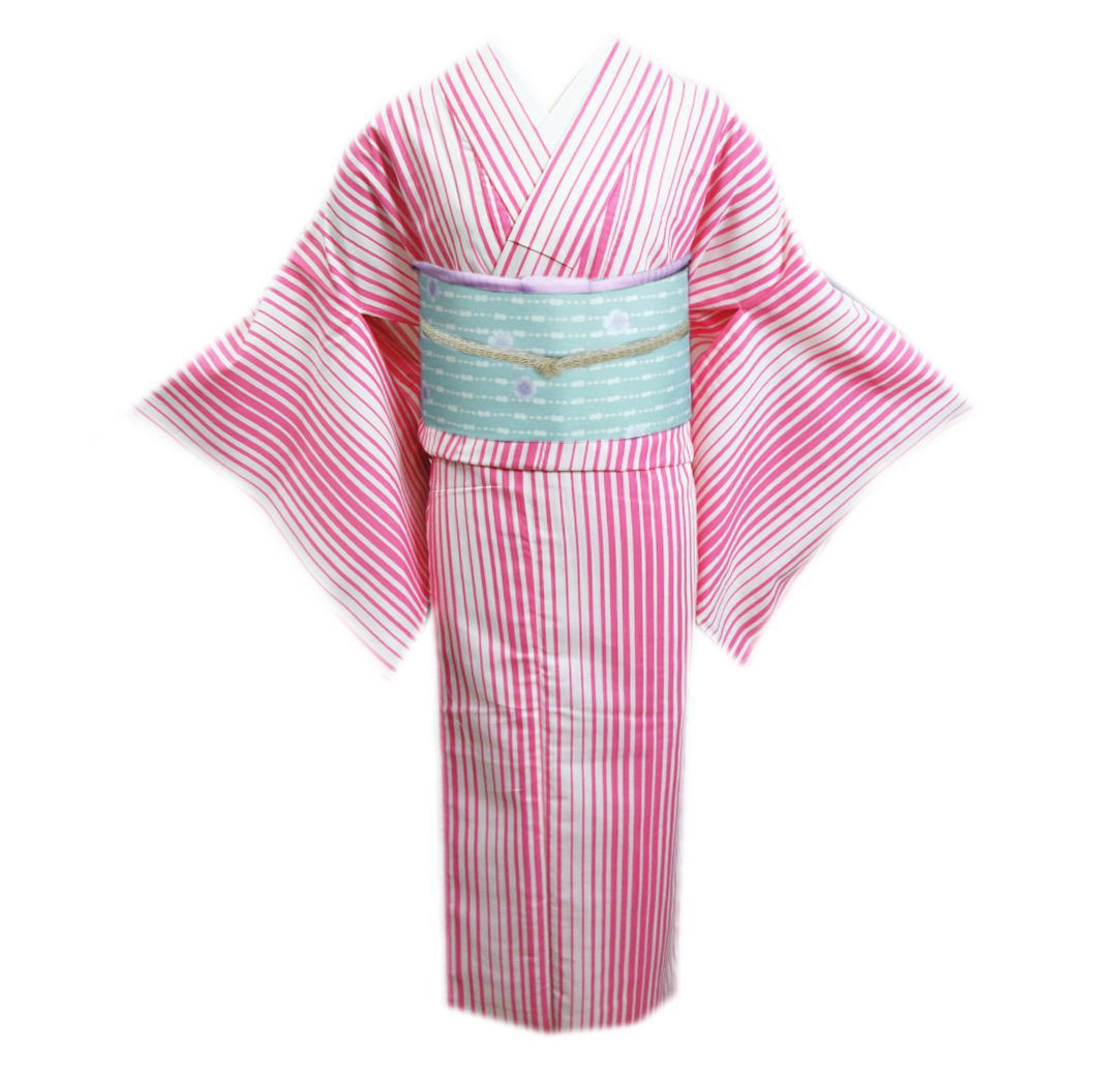 楽天市場】着物 洗える 紗 夏用 小紋 と 絽軽装帯 付け帯 2点セット 薄